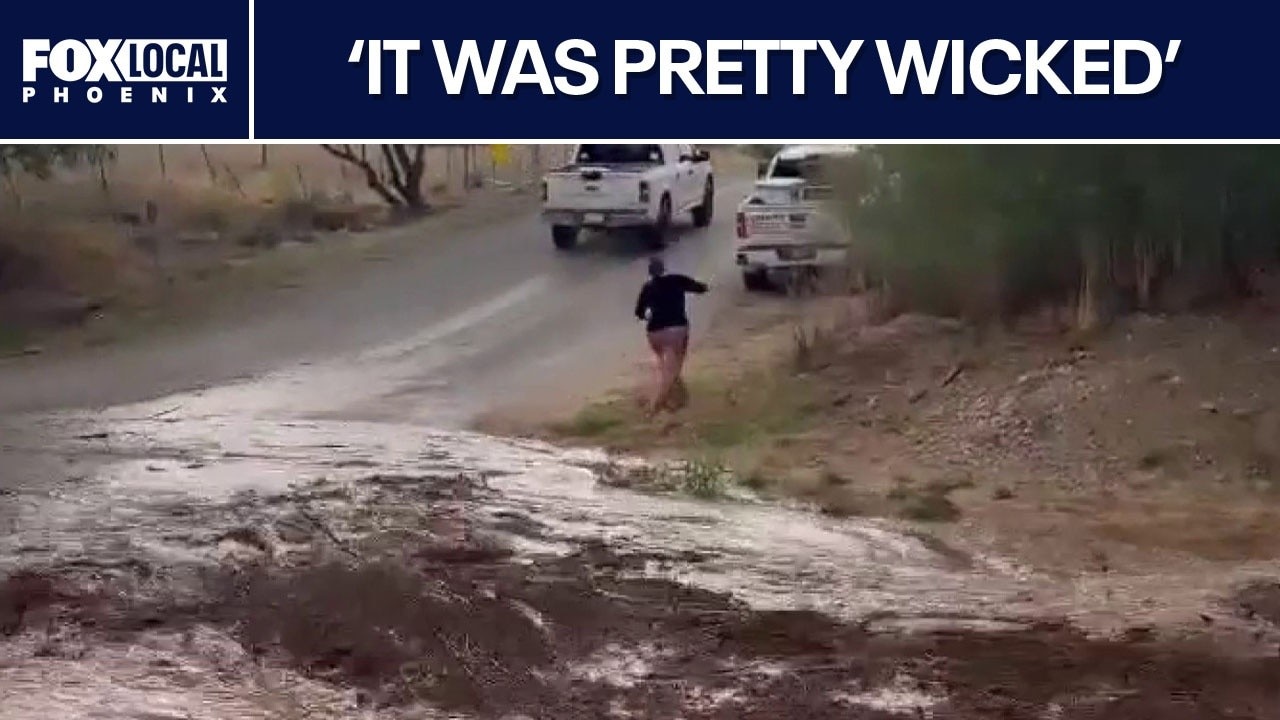Prescott Valley monsoon storm brings flash floods