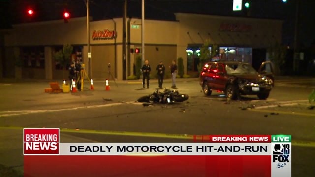 Motorcyclist killed in hit-and-run in Tacoma