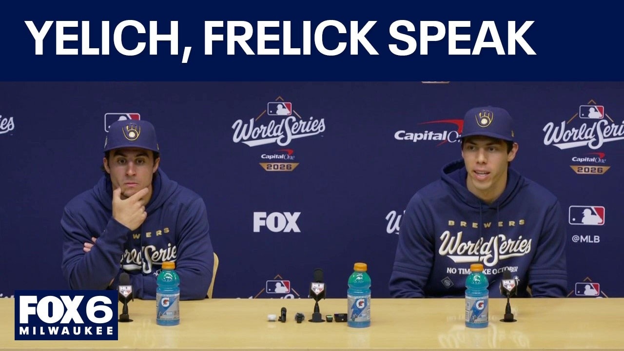 World Series: Christian Yelich, Sal Frelick field questions
