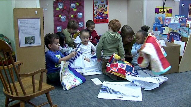 Milwaukee community creates special quilts for Penfield Children`s Center kids