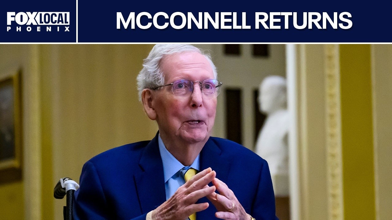 Sen. Mitch McConnell returns to Senate floor