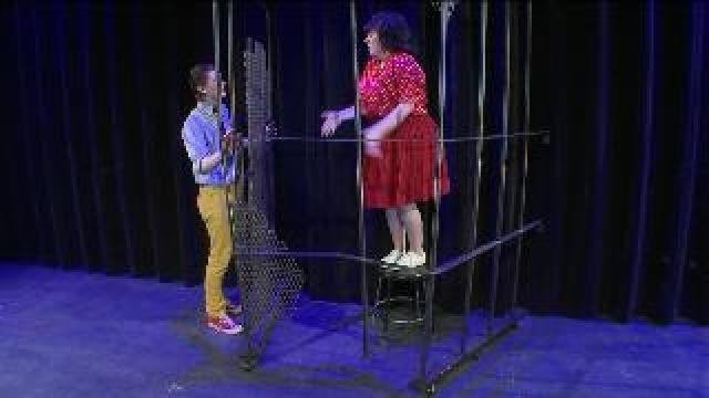 Tony has a ball watching Tosa East H.S. students perform Hairspray