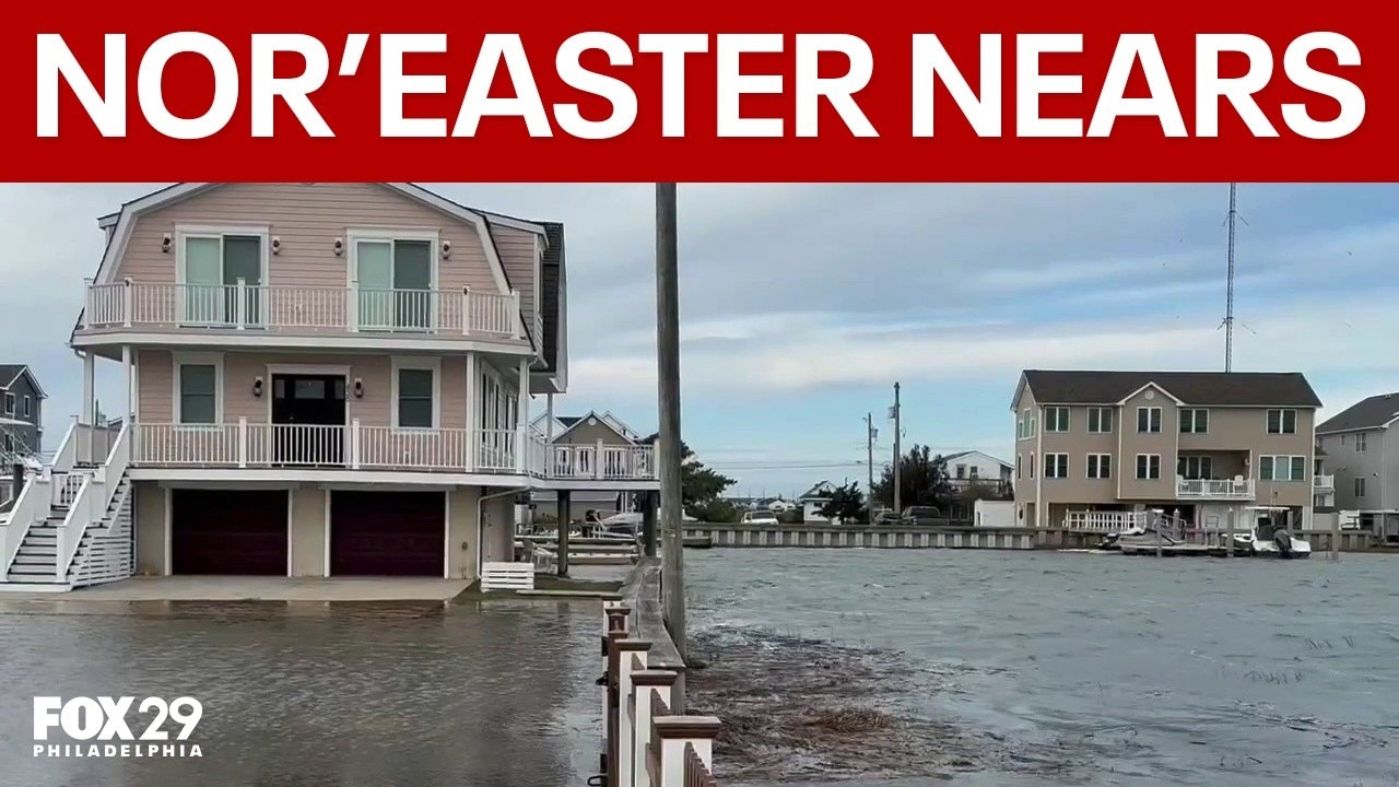 Flooding, strong winds already battering Jersey shore as nor'easter nears