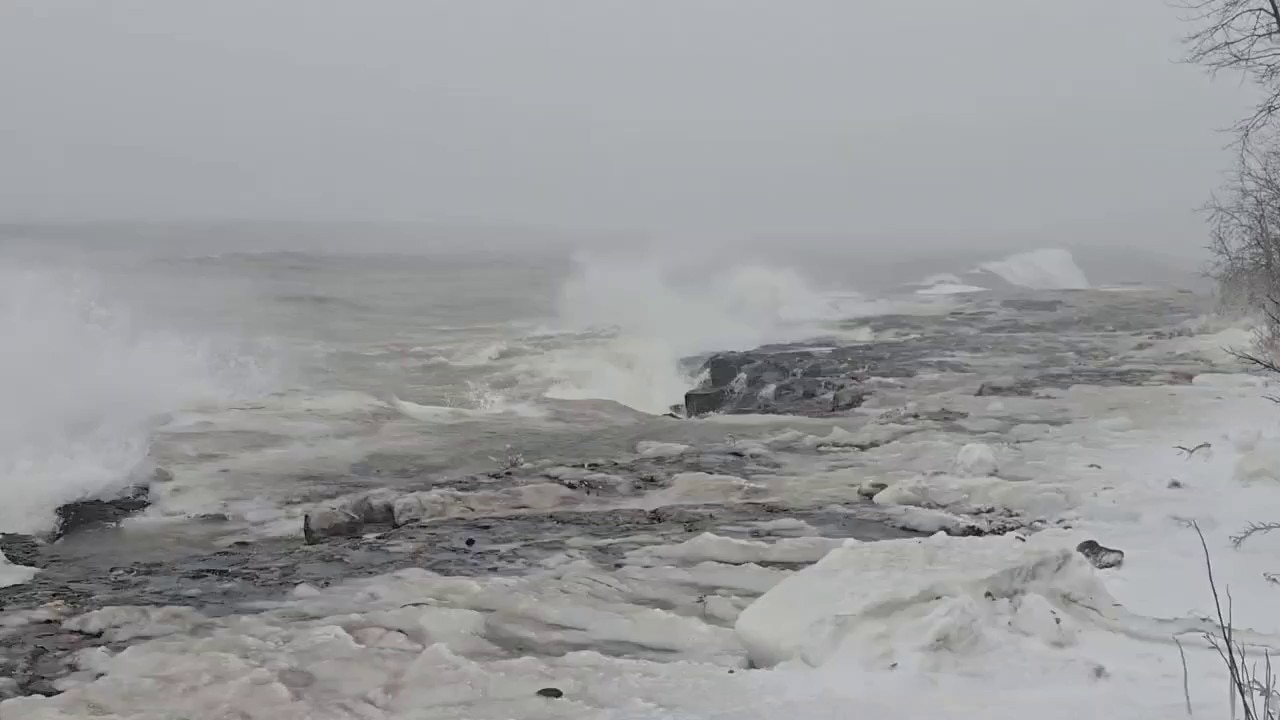 Blizzard conditions in Minnesota