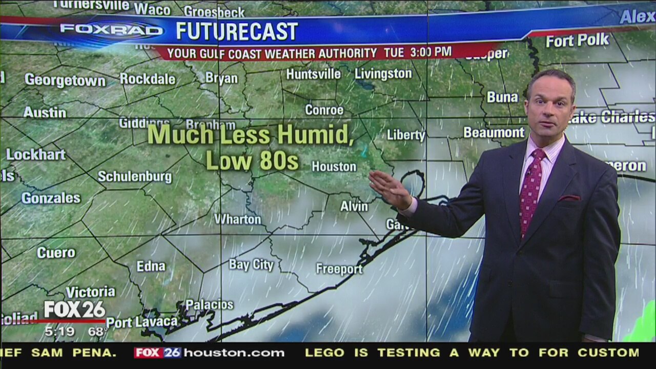October 8 Houston-area weather forecast