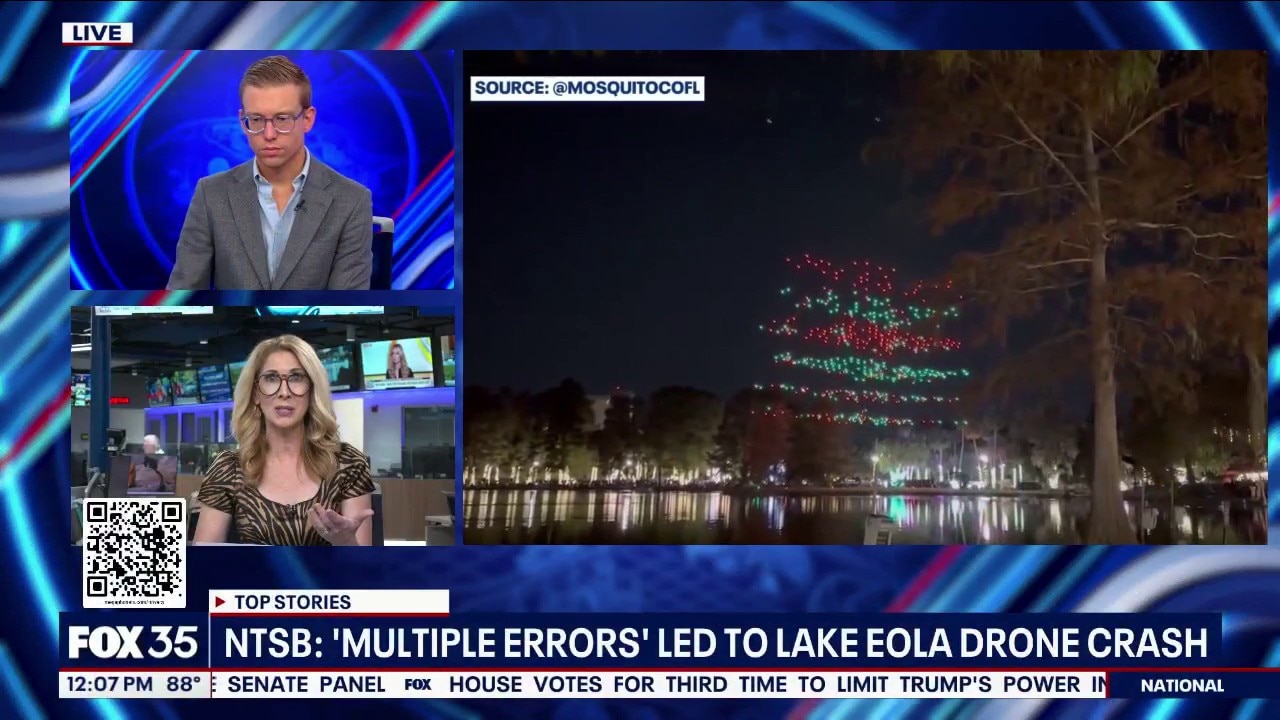 NTSB: 'Multiple errors' led to Lake Eola drone crash