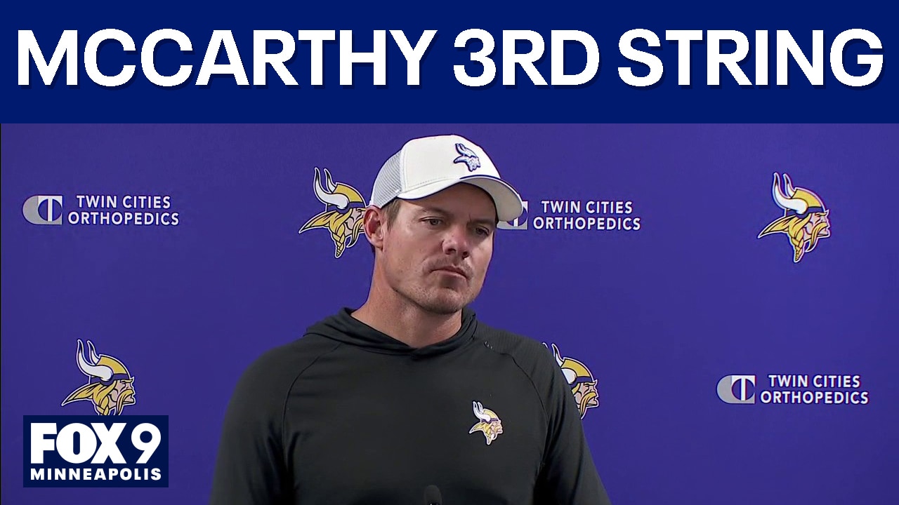 J.J. McCarthy will start season as 3rd string QB