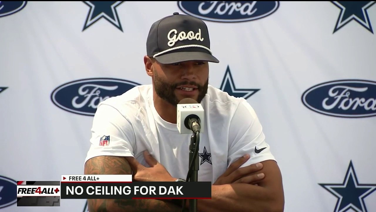 Dak talks Super Bowl at Cowboys camp | Free4All+