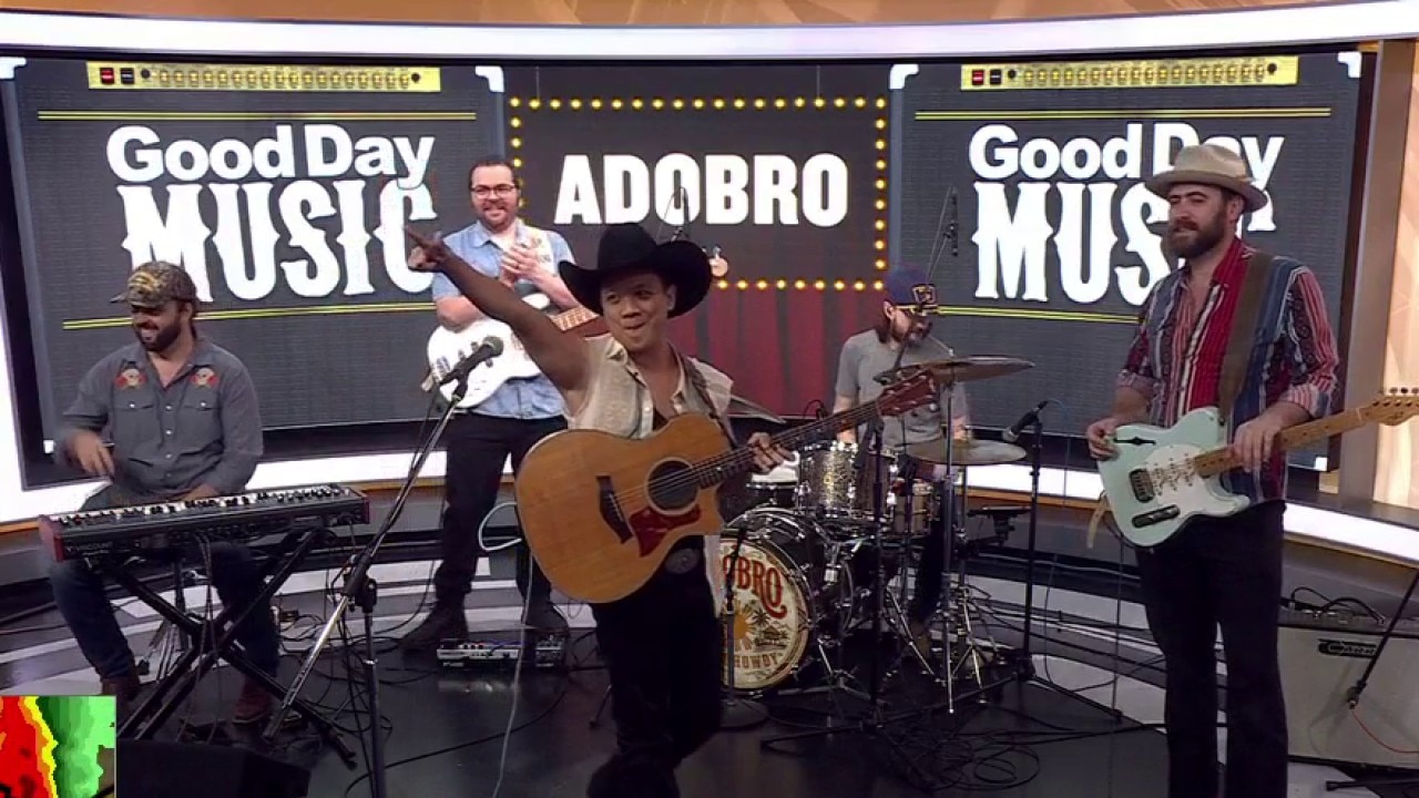 Adobro performs in FOX 7 Austin studios