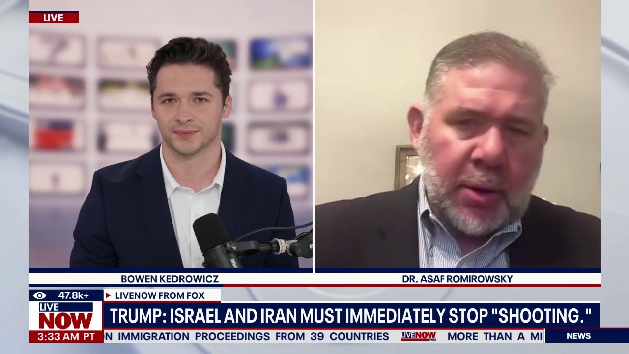 Trump: Israel and Iran must stop "shooting"