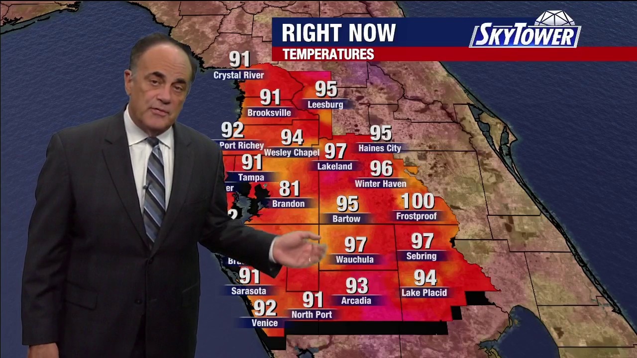 Tampa weather | Tuesday evening forecast