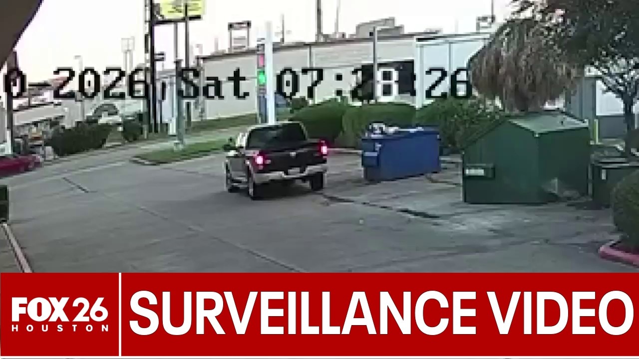 VIDEO: Surveillance video captures incident involving ICE vehicle in Houston