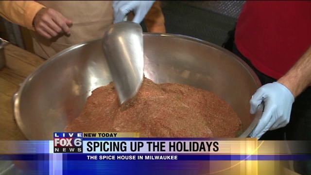 Chip checks out hand-selected and hand-prepared spices and herbs