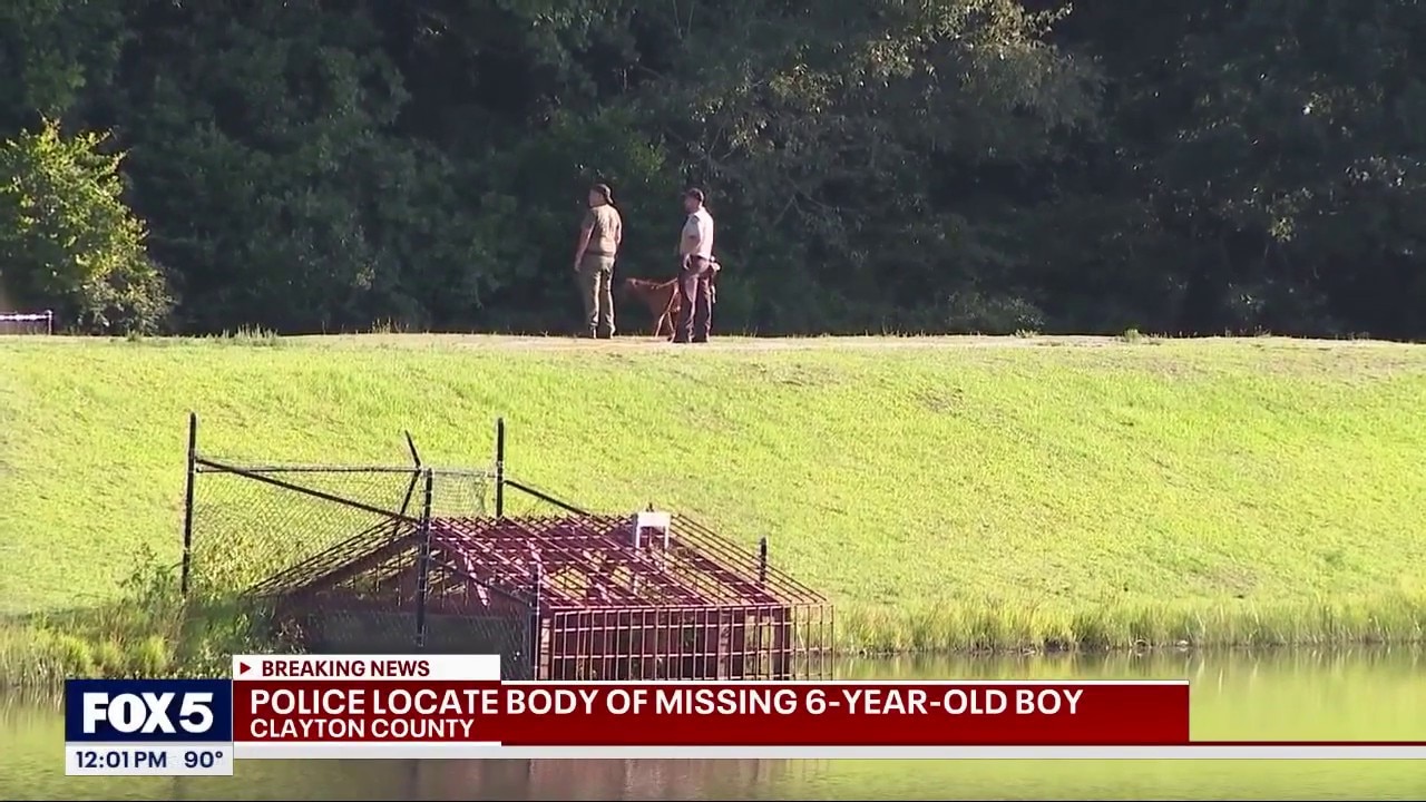 Police recover 6-year-old's body from Clayton County pond 