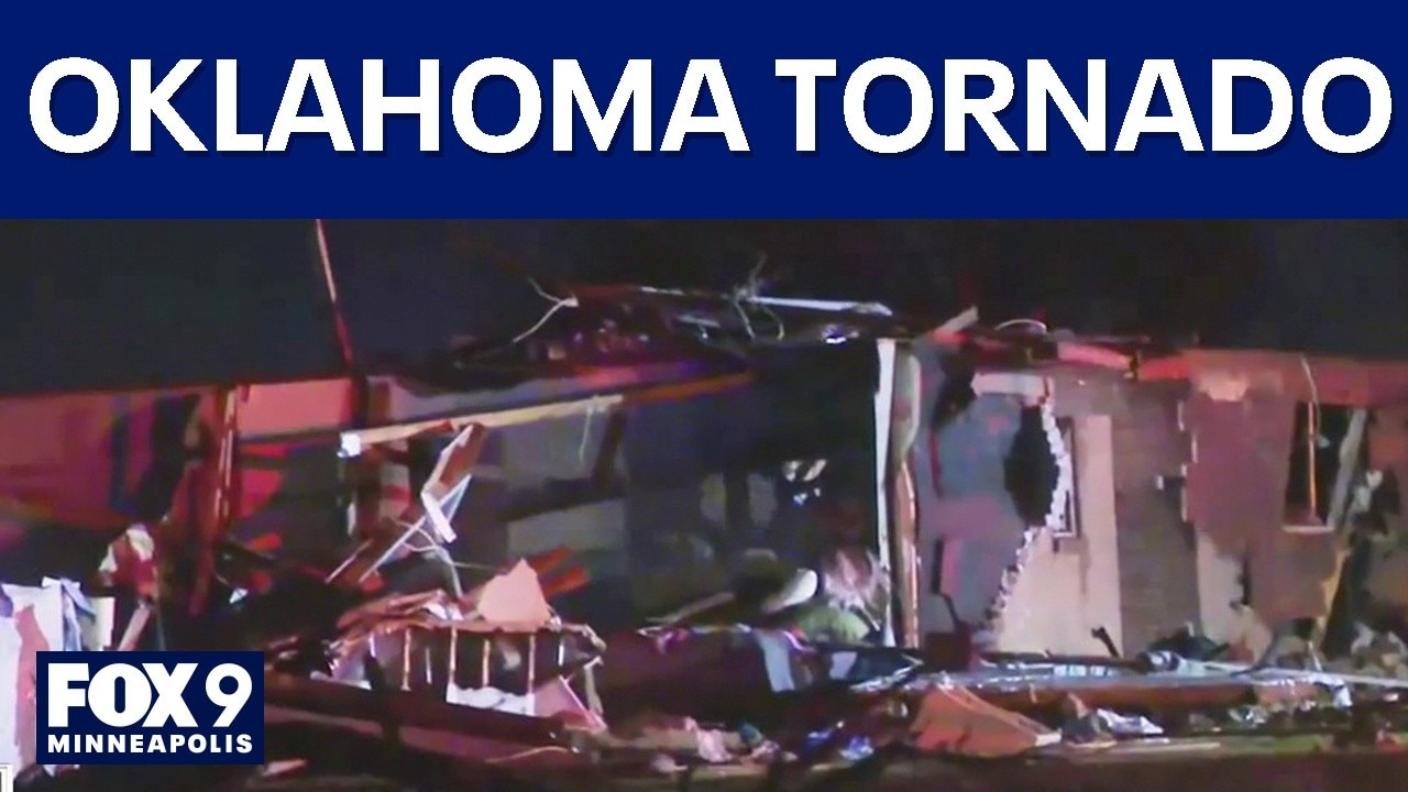 Extensive tornado damage in northern Oklahoma