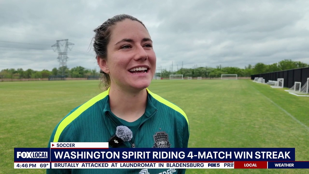 Washington Spirit 4 match win streak