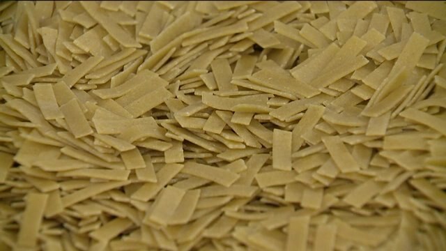 Massive amount of dry pasta donated to Salvation Army