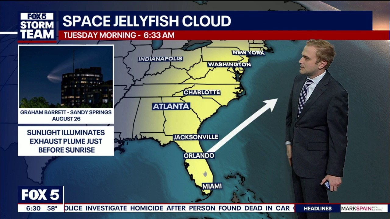 How to see space jellyfish cloud Tuesday morning