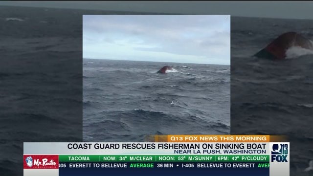 Coast Guard rescues 5 from sinking vessel near La Push