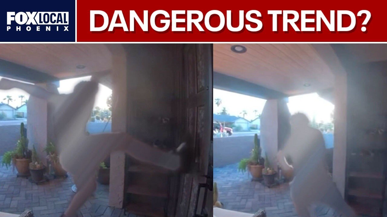 TikTok door kick trend terrifies north Phoenix family