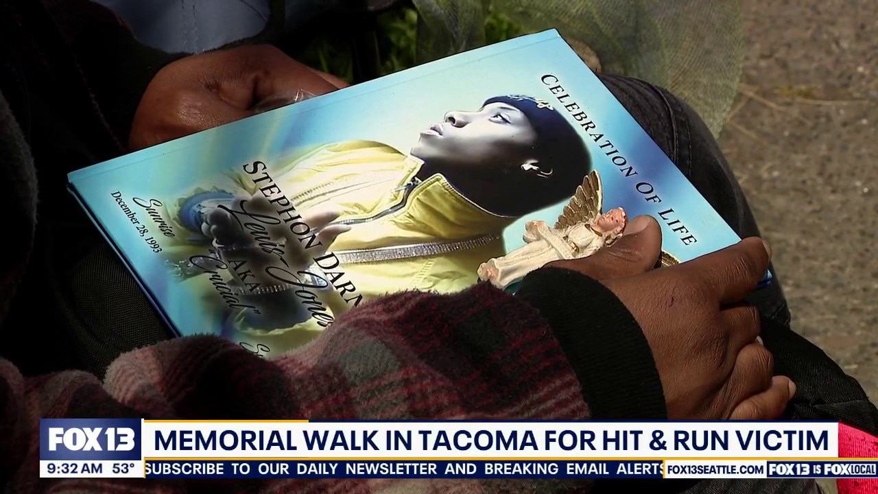 Memorial walk honors Tacoma hit-and-run victim