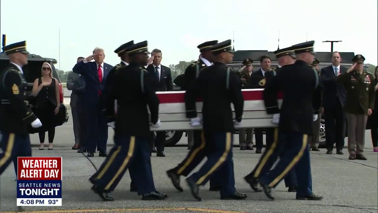 Trump threatens war escalation as fallen soldiers return to US