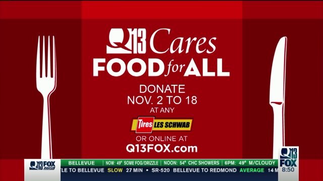 Q13 Cares: Help feed hungry families in `Food for All` holiday food drive
