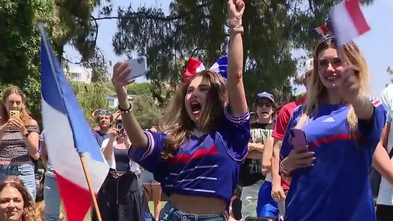 World Cup fans celebrate as France beats Norway 4-1