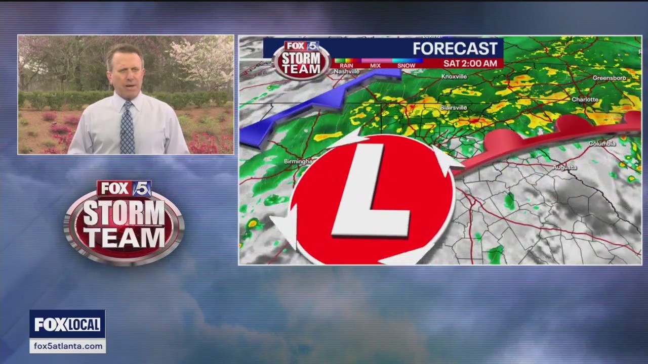 Friday midday weather forecast