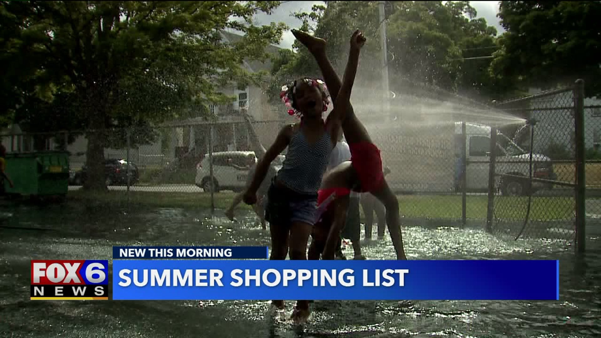 Summer shopping list