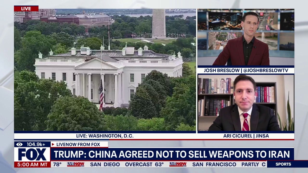 Trump: China agreed to to sale weapons to Iran