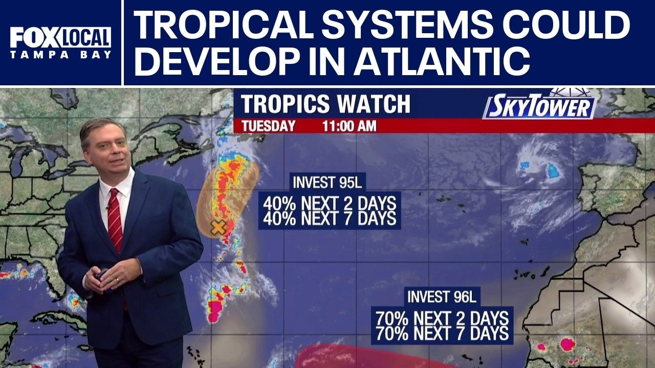 Tropical systems could develop in Atlantic
