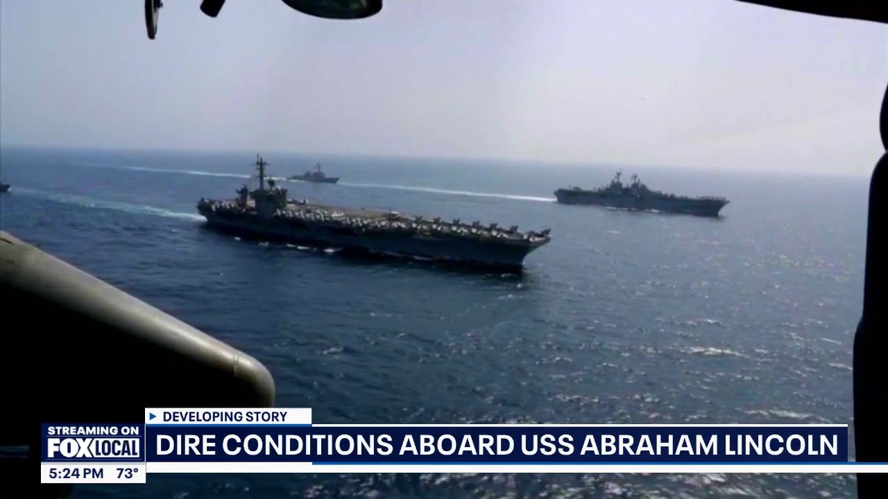 Dire conditions reported aboard USS Abraham Lincoln