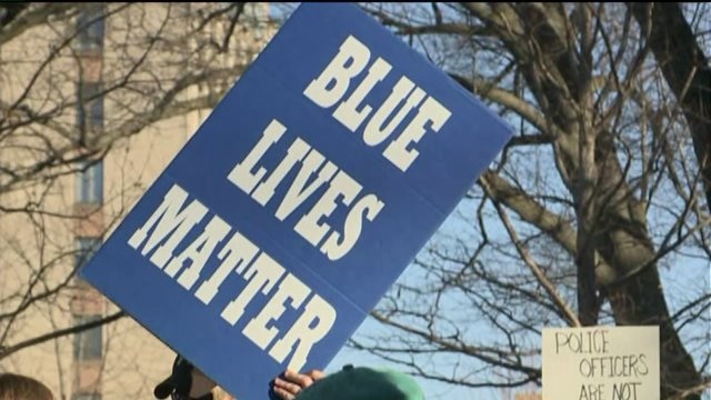 "Without the police, what would happen? Chaos:" Folks rally in support of Madison police after officer-involved shooting