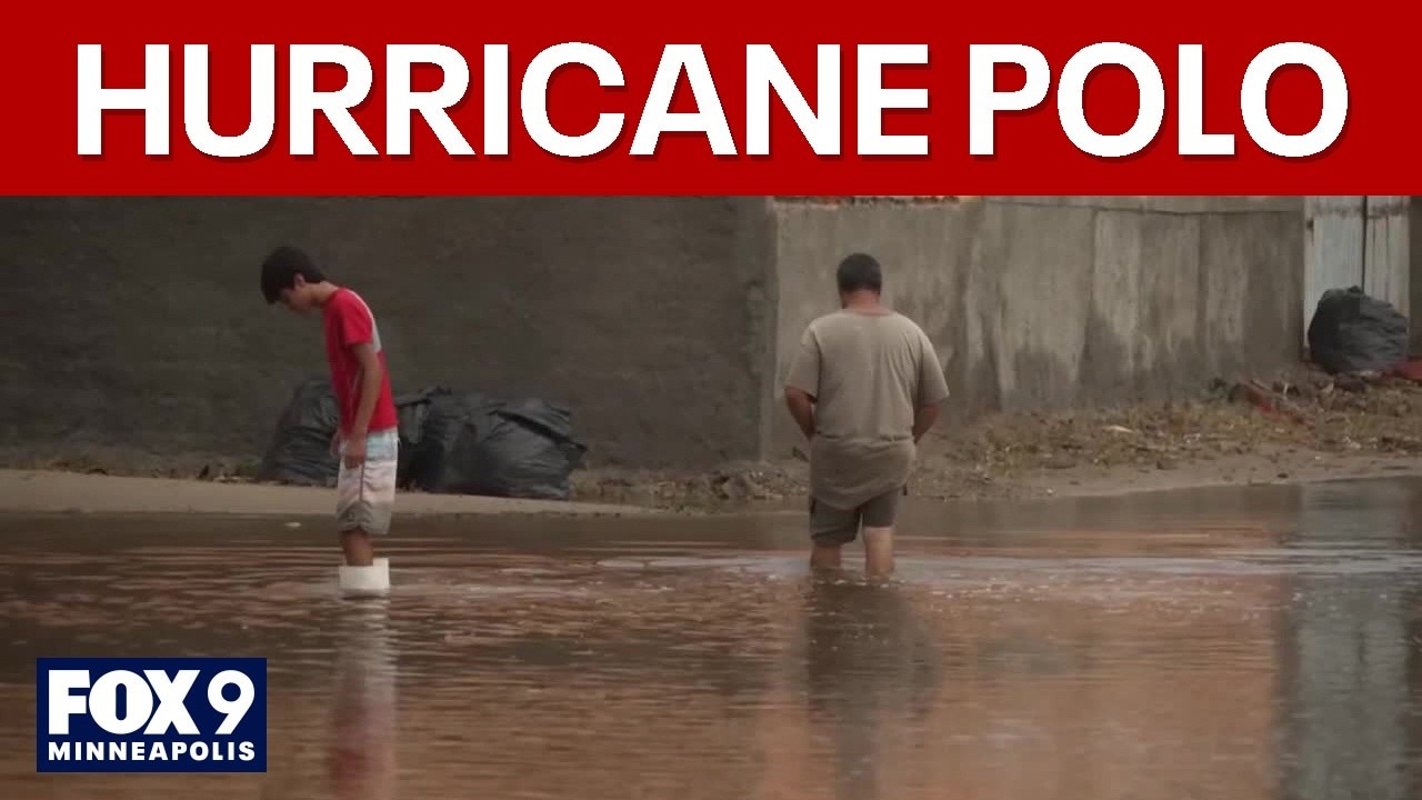 Hurricane Polo hits Mexico, brings flooding to Southwest US