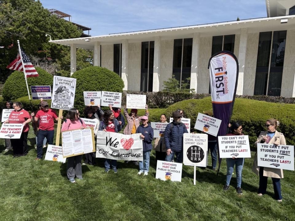 Protestors urge lawmakers to pass budget investing in education