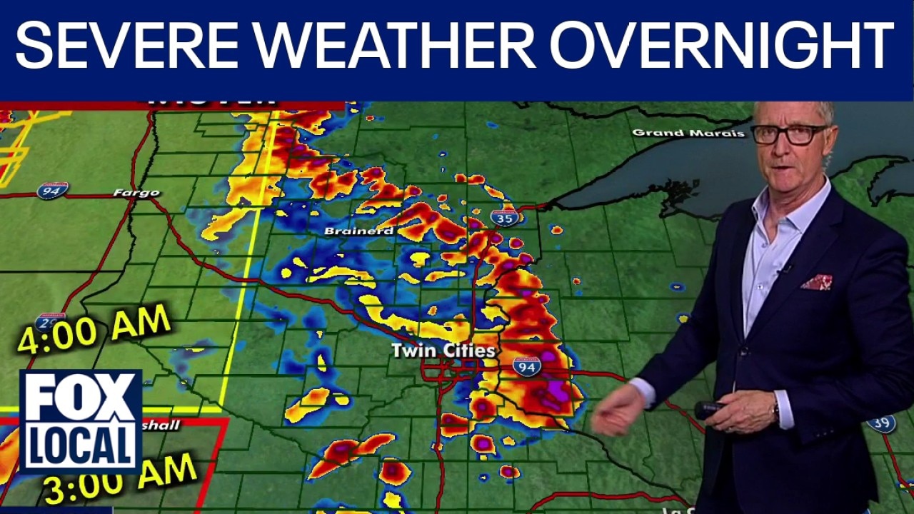 MN weather: Severe storms possible overnight in Minnesota