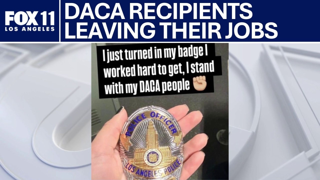 DACA recipient cops facing job loss