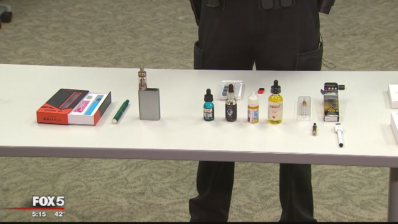 Kids using vape pens for pot plans, cops say