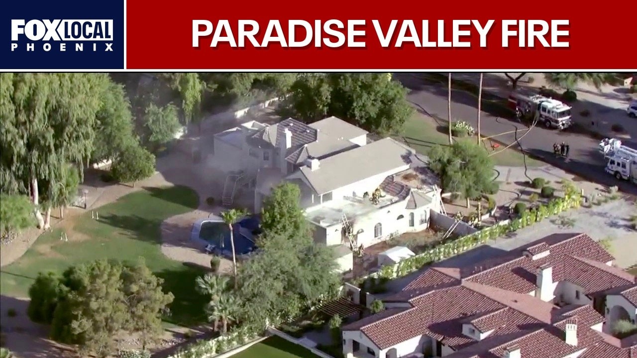 4 displaced after fire burns Paradise Valley home