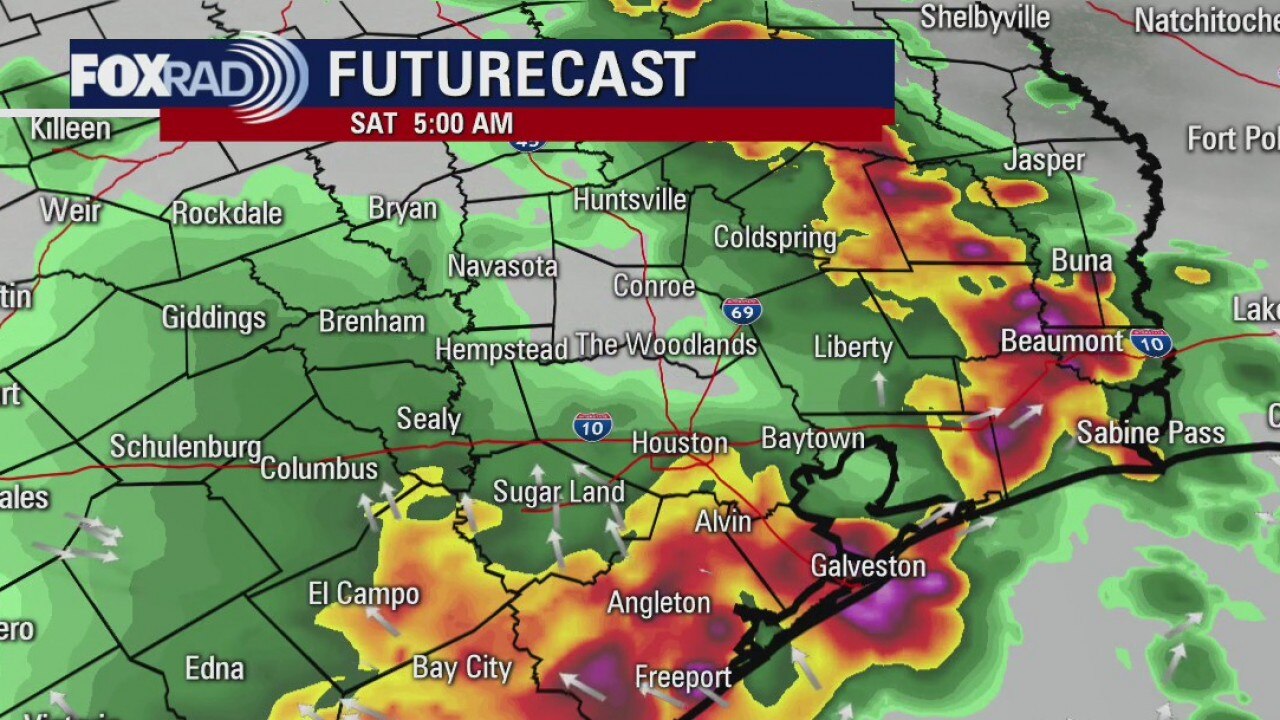 Friday Evening Weather Forecast