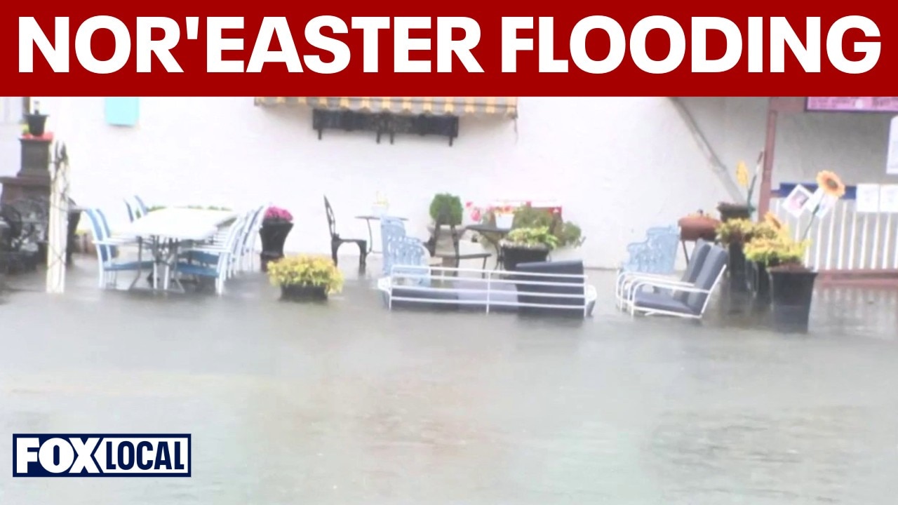Jersey Shore floods: Locals kayak through streets as nor'easter overwhelms highlands