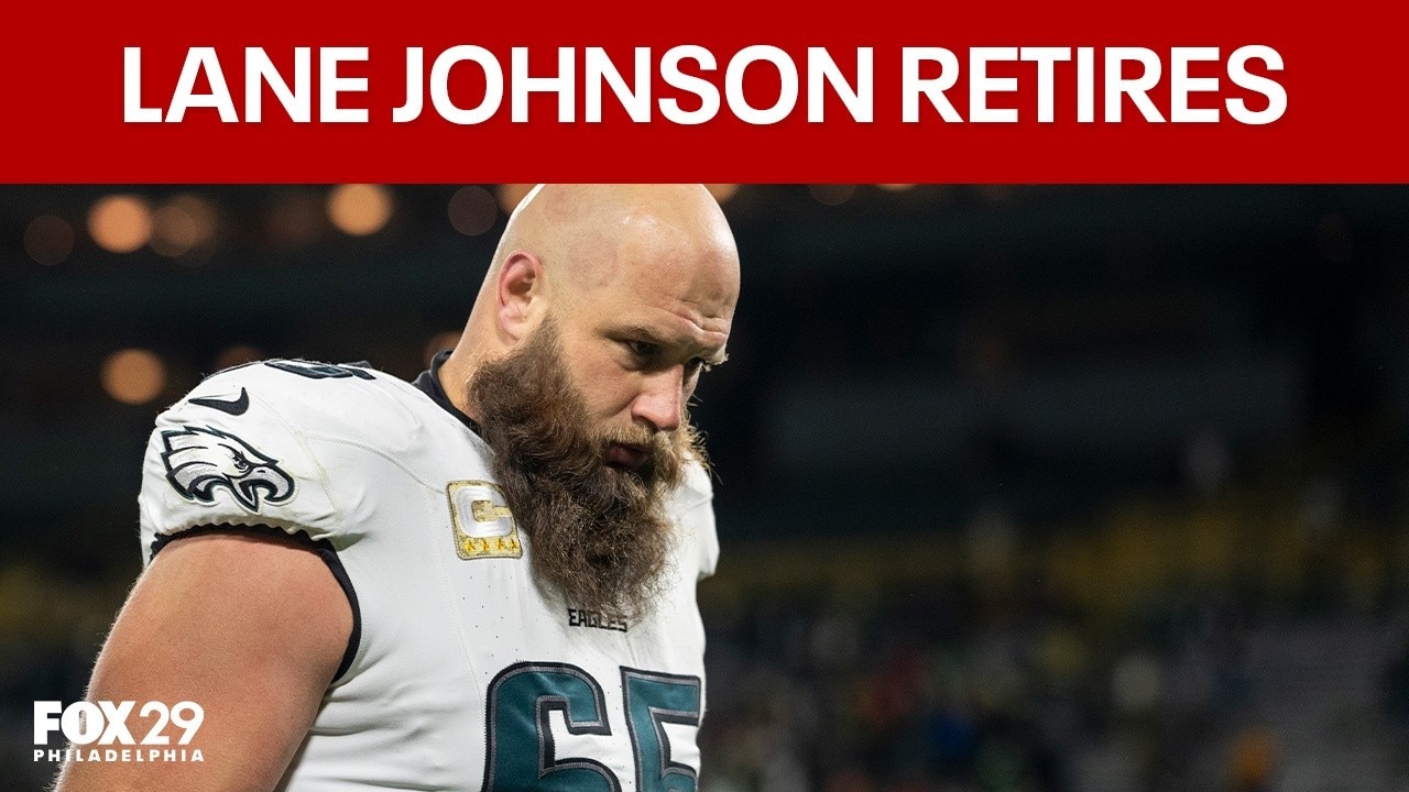 Eagles' Lane Johnson retires to focus on mental health