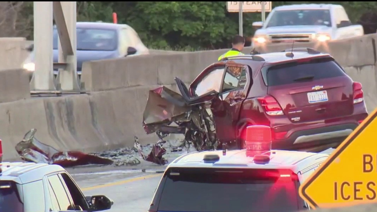 Wrong-way driver causes violent 2-vehicle crash on I-75