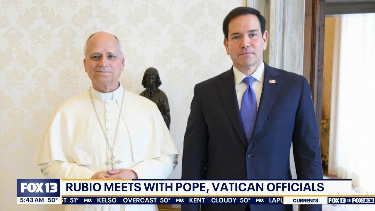Marco Rubio meets with Pope Leo, Vatican officials
