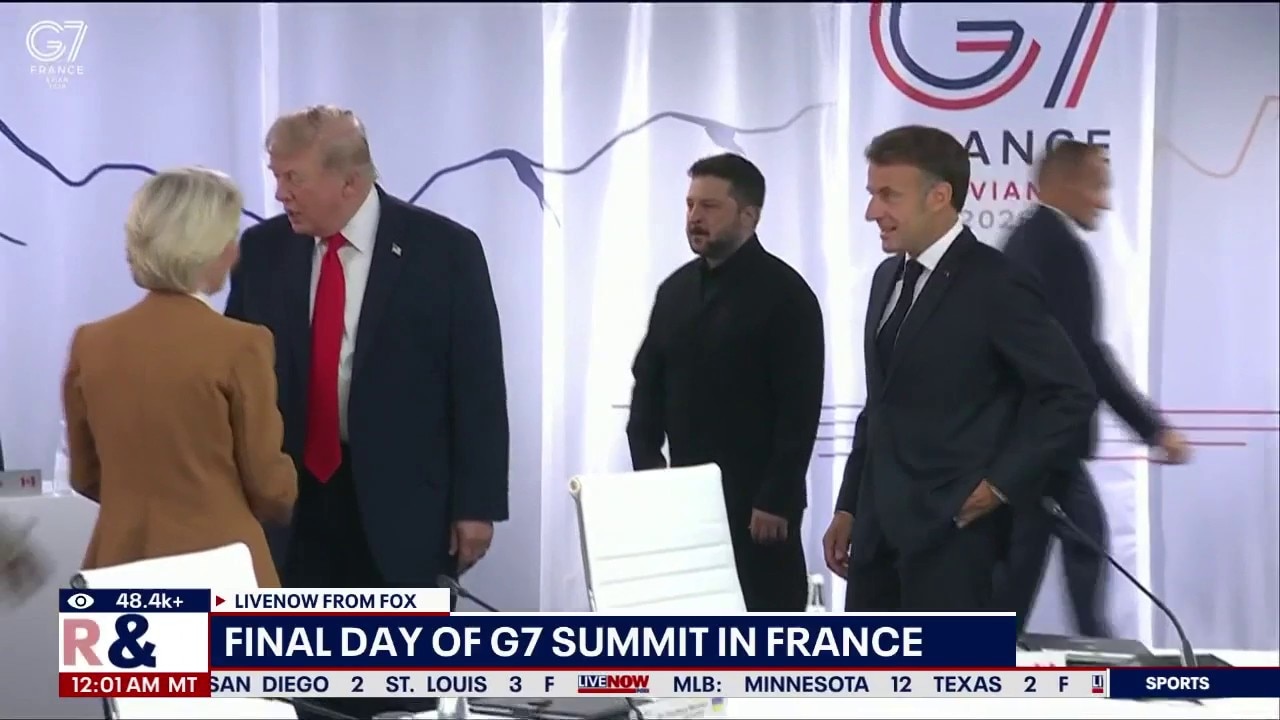 World leaders gather for final day of G7 Summit