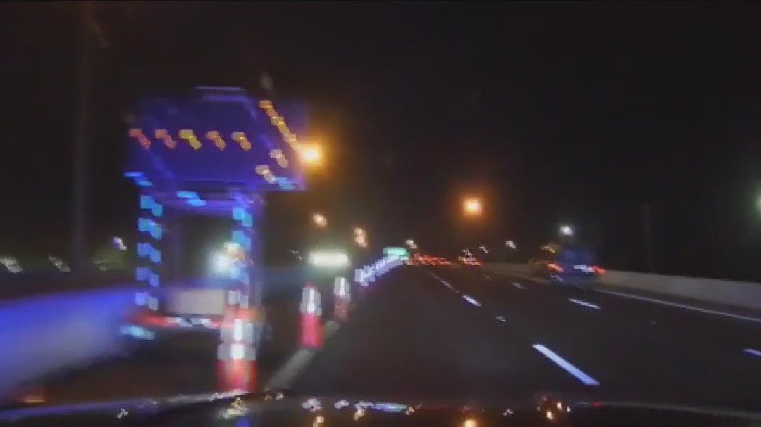 Dashcam video highlights importance of 'move over' law