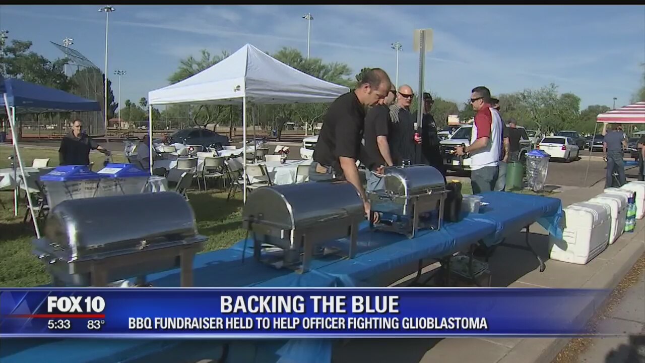 BBQ fundraiser for police officer battling cancer