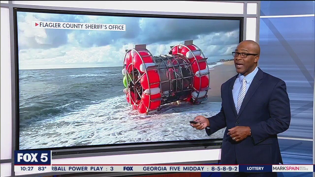 Coast Guard arrest man in big hamster wheel