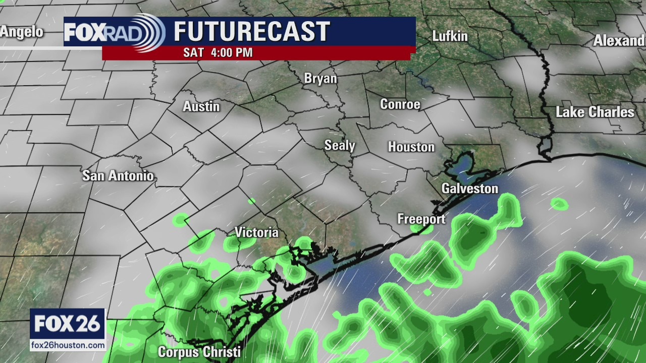 Some drizzle could fall this weekend